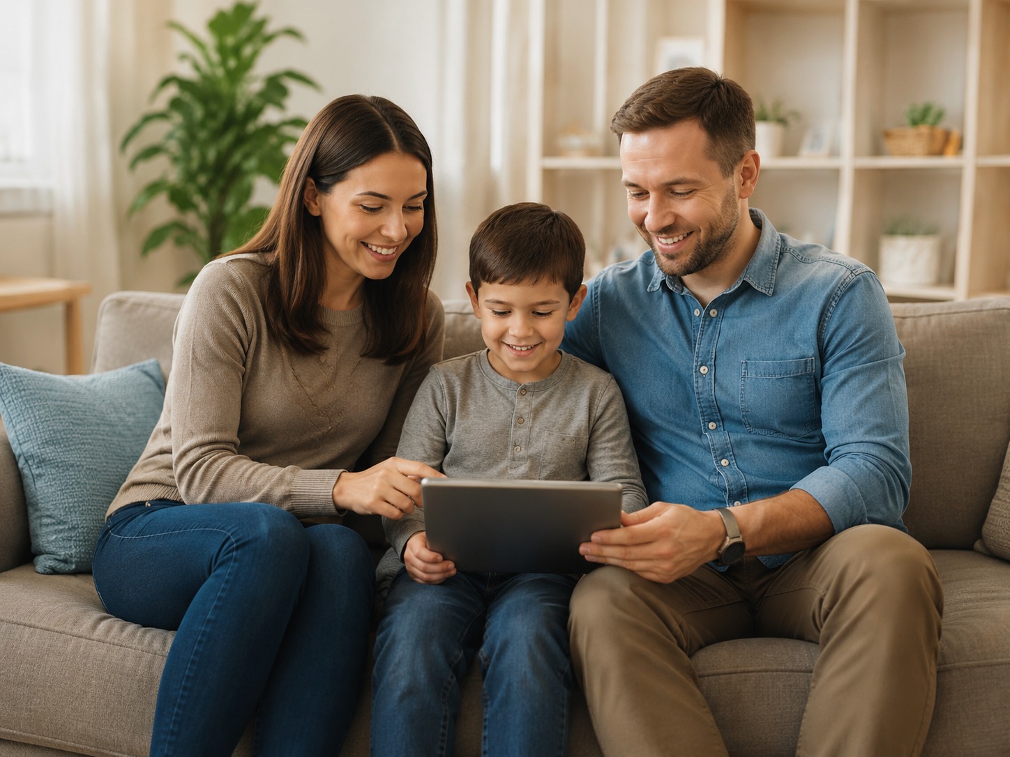 Therapist providing parent and family resources